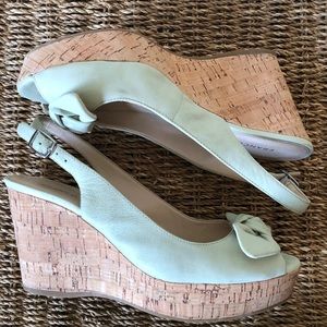Franco Sarto Vassi Mint Cork Wedge
